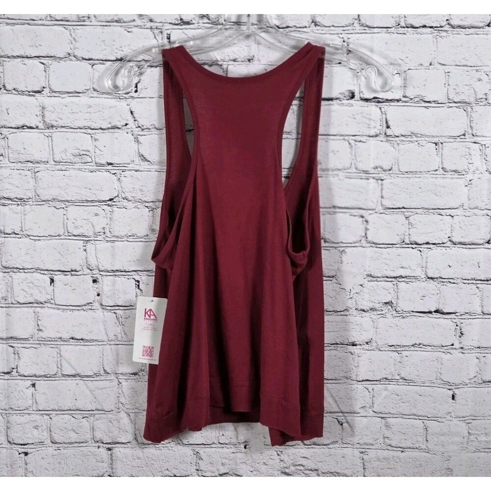 Arkansas Razorbacks Women's Large Red Embroidered Rhinestone Tank Top - Picture 7 of 7
